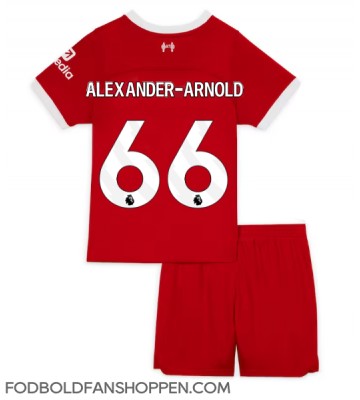 Liverpool Alexander-Arnold #66 Hjemmebanetrøje Børn 2023-24 Kortærmet (+ Korte bukser)